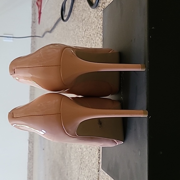 Kenneth cole nude blush patent peeptoe heels - Picture 3 of 4